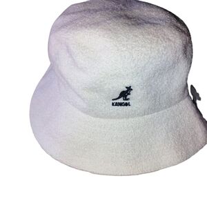 NWT Kangol Bermuda Bucket Hat Terry Cloth White Unisex Streetwear Size L